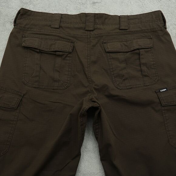 CQR Tactical Pants Women's Size 16R Brown Mid-Rise Cargo Straight 30" Inseam - Picture 11 of 15